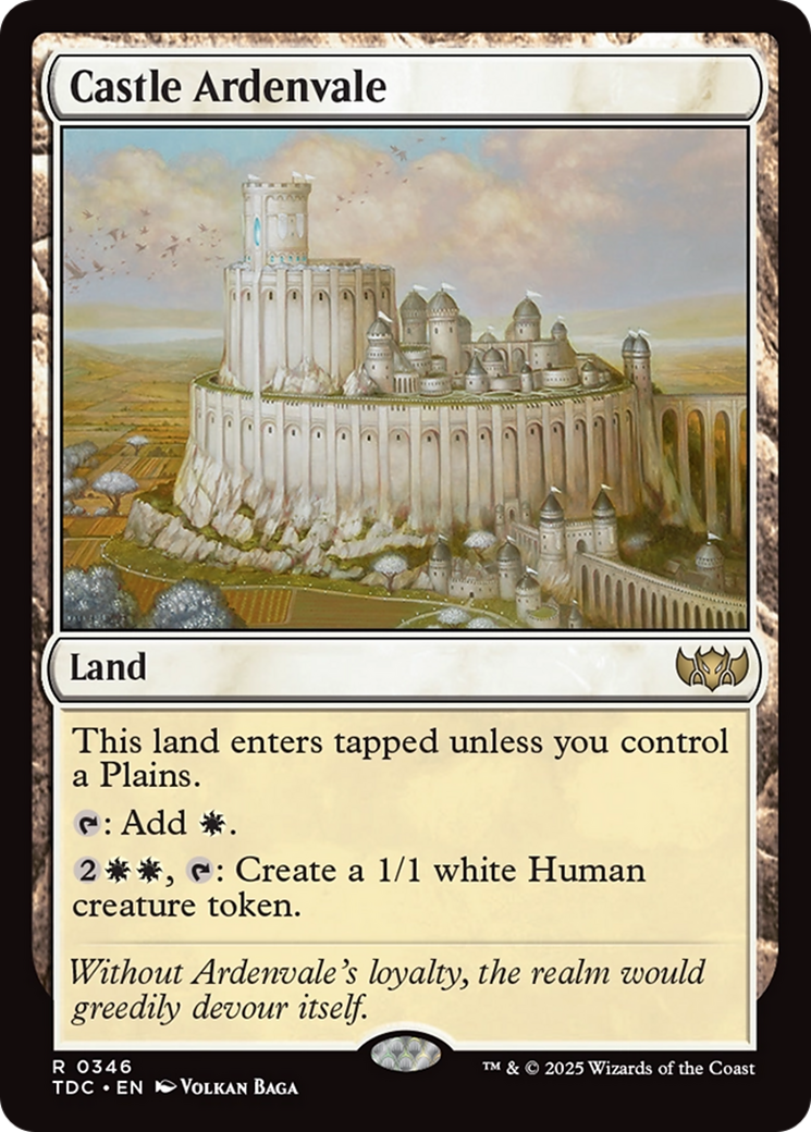 Castle Ardenvale [Tarkir: Dragonstorm Commander] | Empire Gaming NC