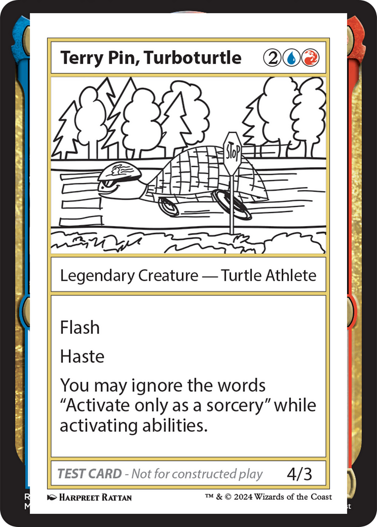 Terry Pin, Turboturtle [Mystery Booster 2 Playtest Cards] | Empire Gaming NC