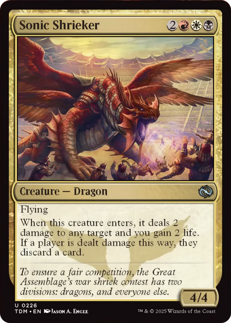 Sonic Shrieker [Tarkir: Dragonstorm] | Empire Gaming NC