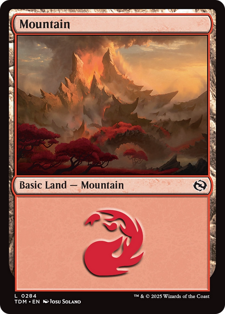 Mountain (0284) [Tarkir: Dragonstorm] | Empire Gaming NC