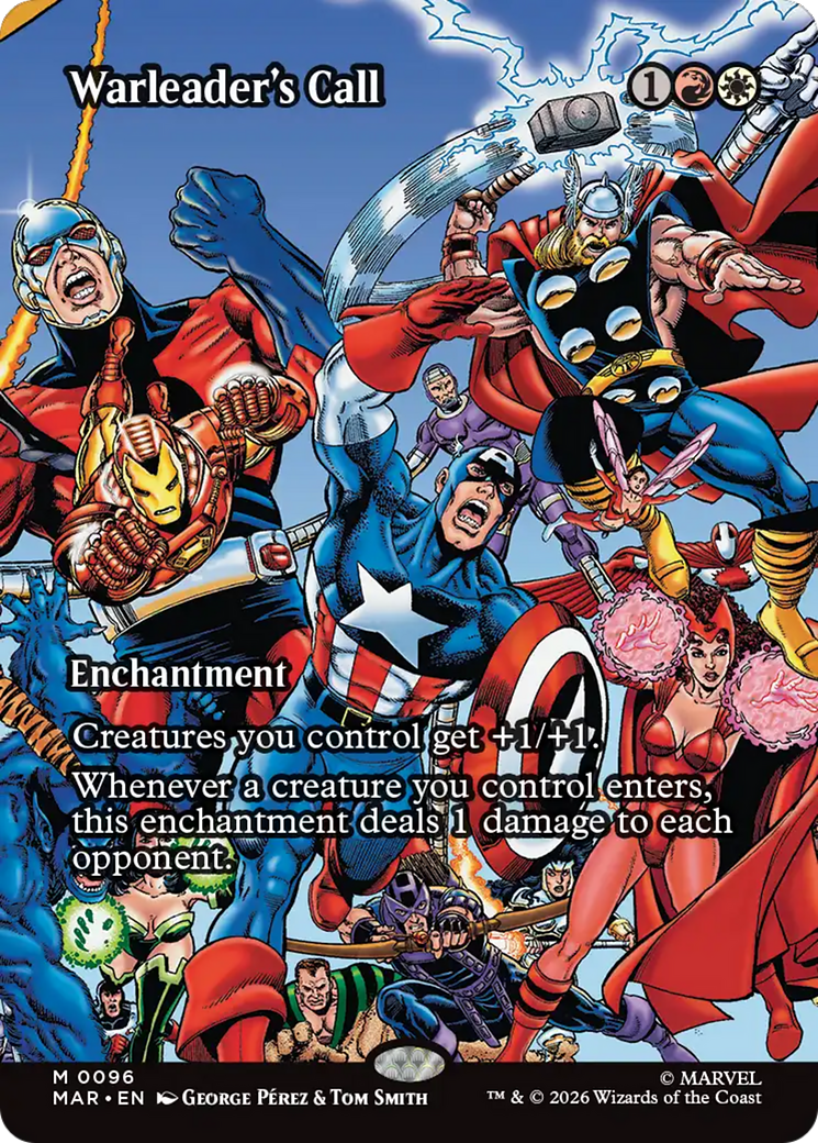 Warleader's Call (Borderless) [Marvel Universe: Eternal-Legal] | Empire Gaming NC