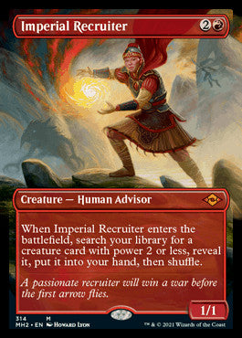 Imperial Recruiter (Borderless Alternate Art) [Modern Horizons 2] | Empire Gaming NC