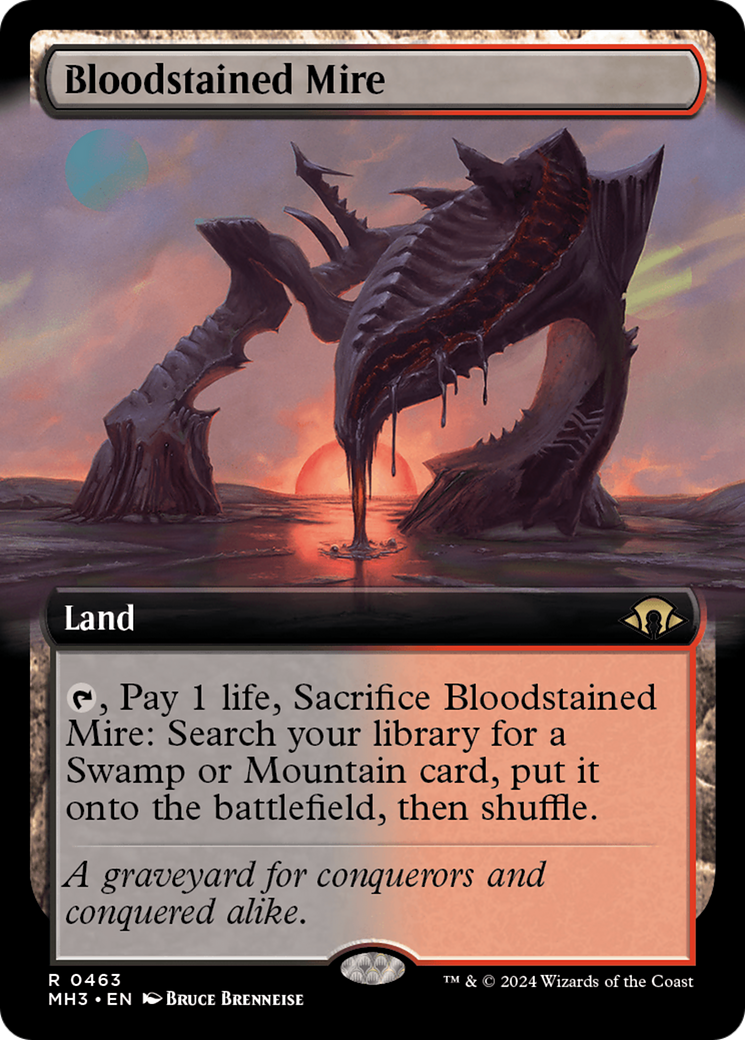 Bloodstained Mire (Extended Art) [Modern Horizons 3] | Empire Gaming NC