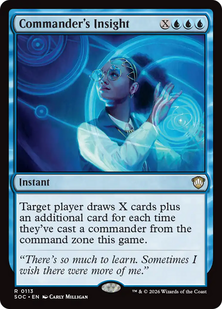 Commander's Insight [Secrets of Strixhaven Commander] | Empire Gaming NC