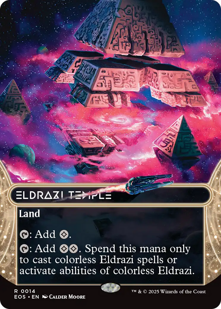Eldrazi Temple (0014) (Borderless) [Edge of Eternities: Stellar Sights] | Empire Gaming NC