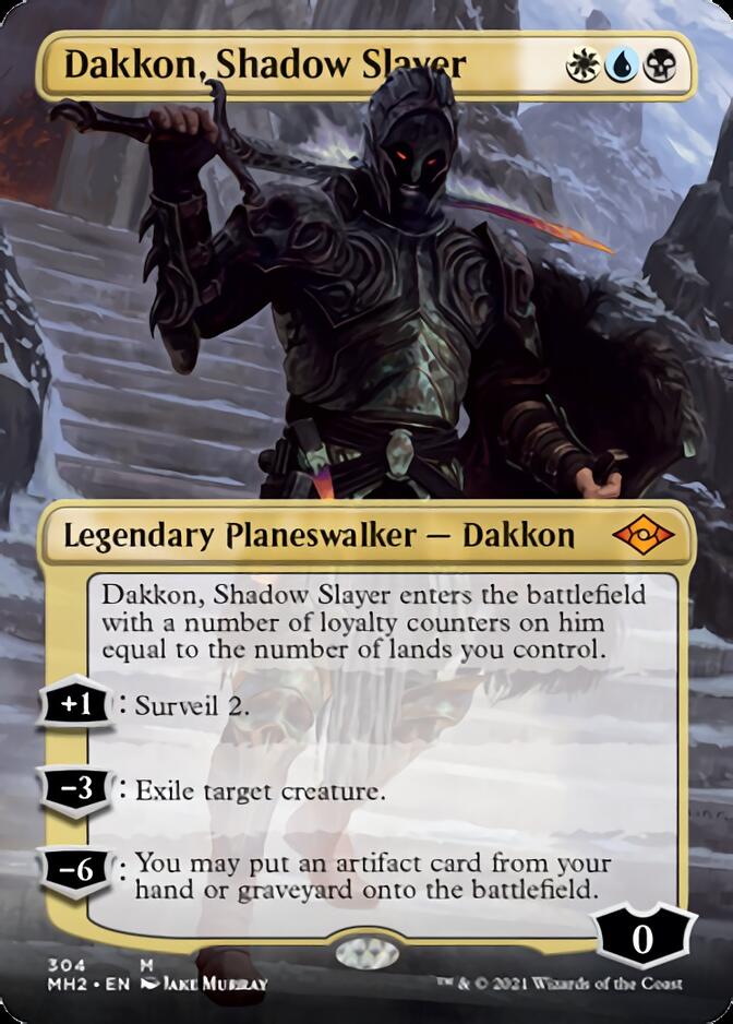 Dakkon, Shadow Slayer (Borderless) [Modern Horizons 2] | Empire Gaming NC