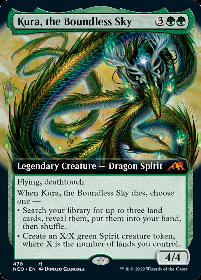 Kura, the Boundless Sky (Extended Art) [Kamigawa: Neon Dynasty] | Empire Gaming NC