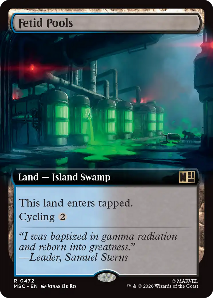 Fetid Pools (Extended Art) [Marvel Super Heroes Commander] | Empire Gaming NC