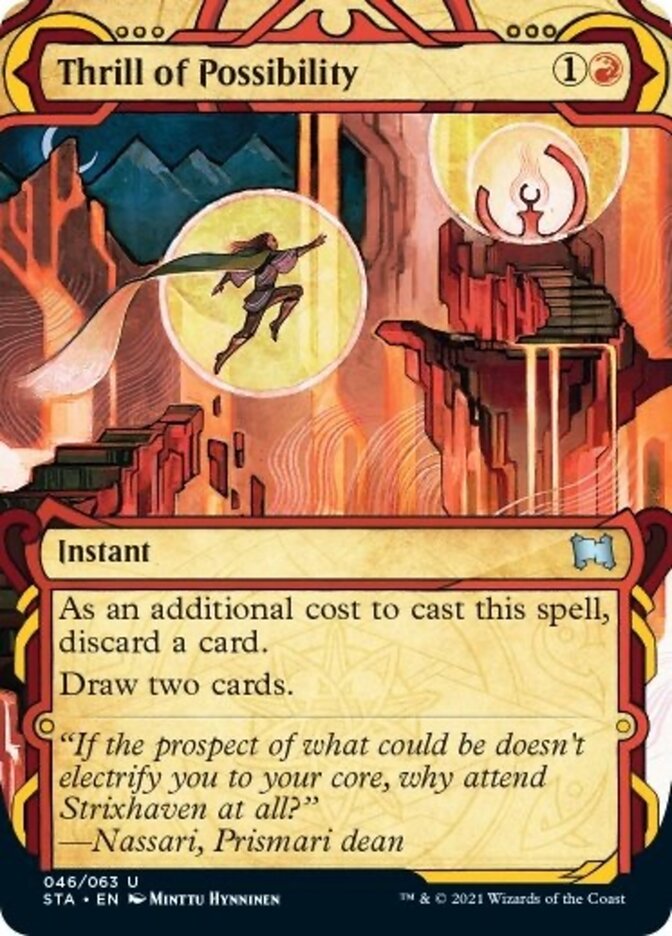Thrill of Possibility (Foil Etched) [Strixhaven: Mystical Archive] | Empire Gaming NC