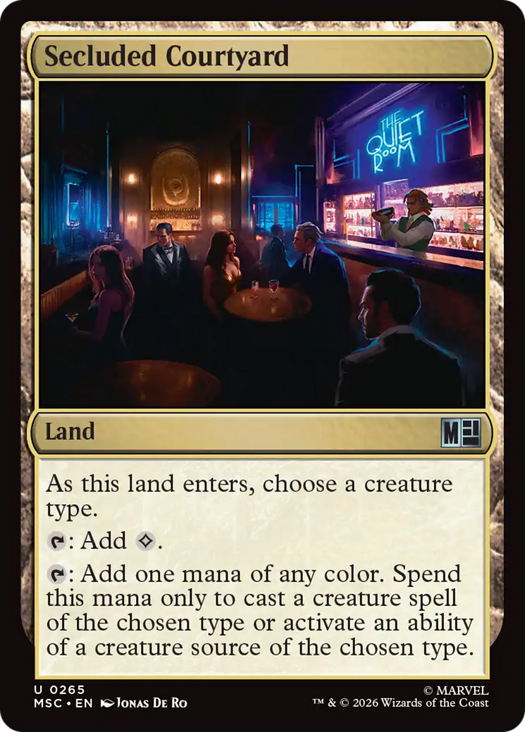 Secluded Courtyard [Marvel Super Heroes Commander] | Empire Gaming NC