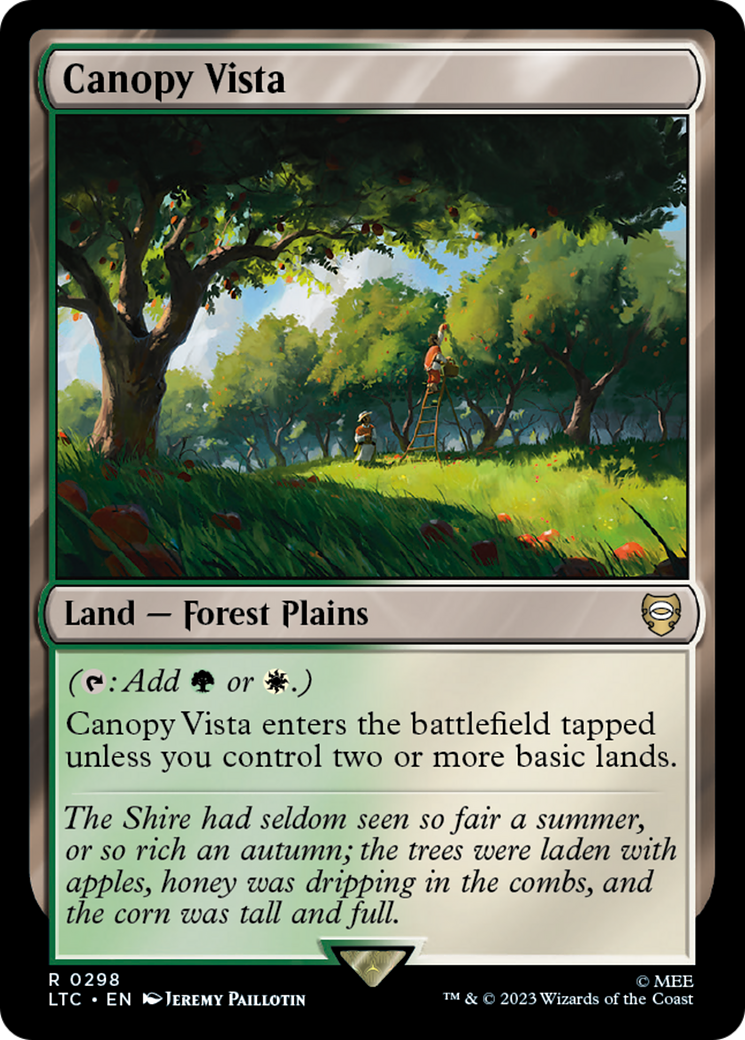 Canopy Vista [The Lord of the Rings: Tales of Middle-Earth Commander] | Empire Gaming NC