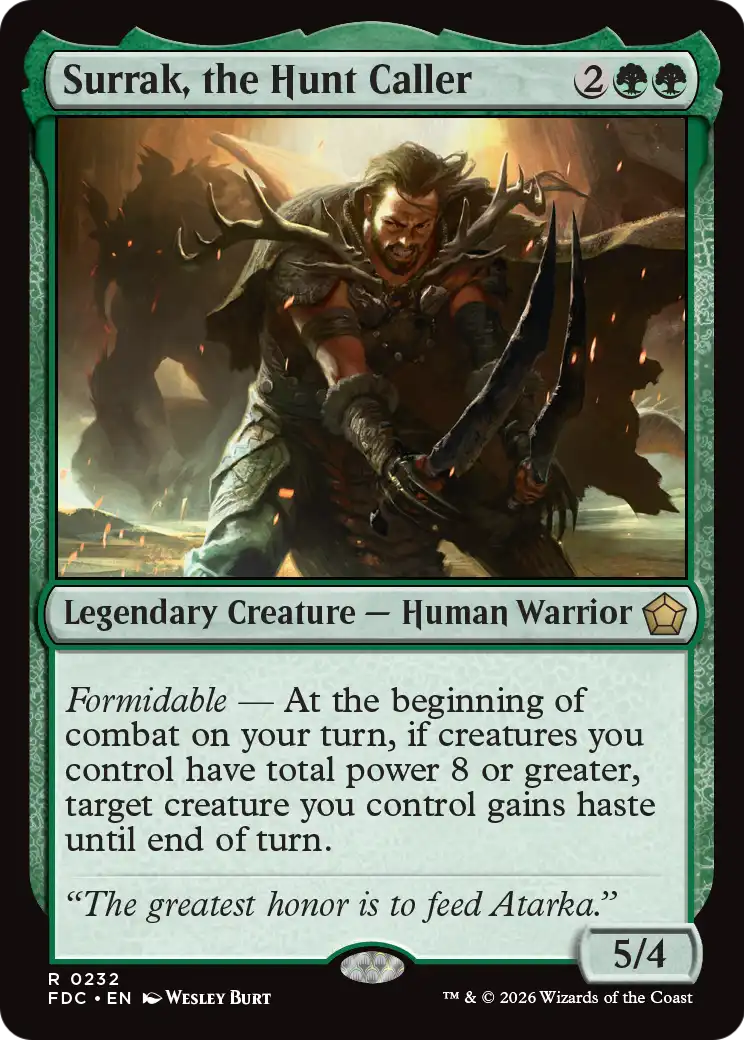 Surrak, the Hunt Caller [Foundations Commander] | Empire Gaming NC