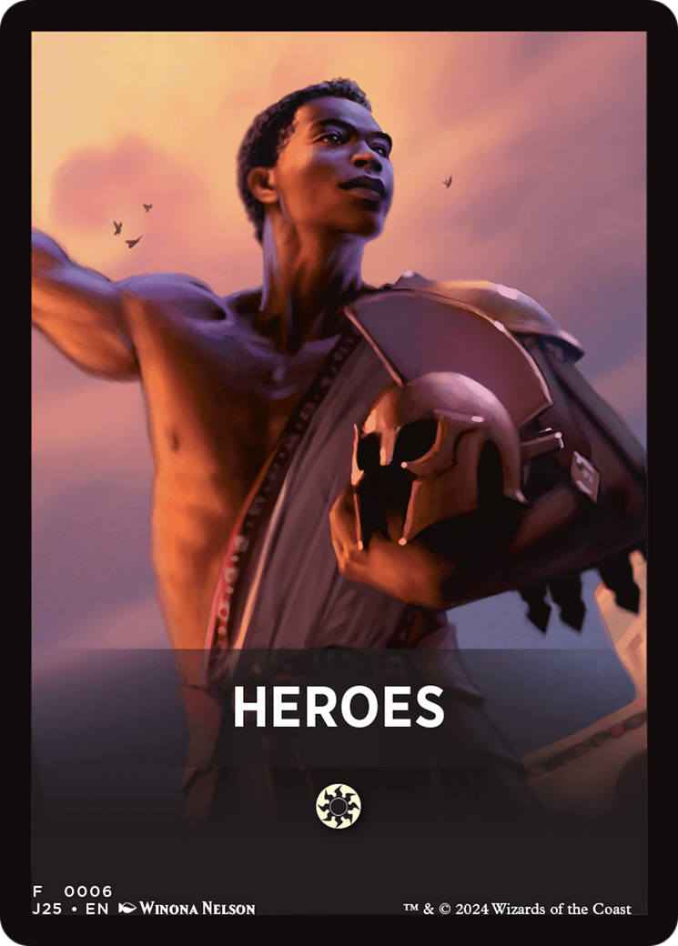 Heroes Theme Card [Foundations Jumpstart Front Cards] | Empire Gaming NC