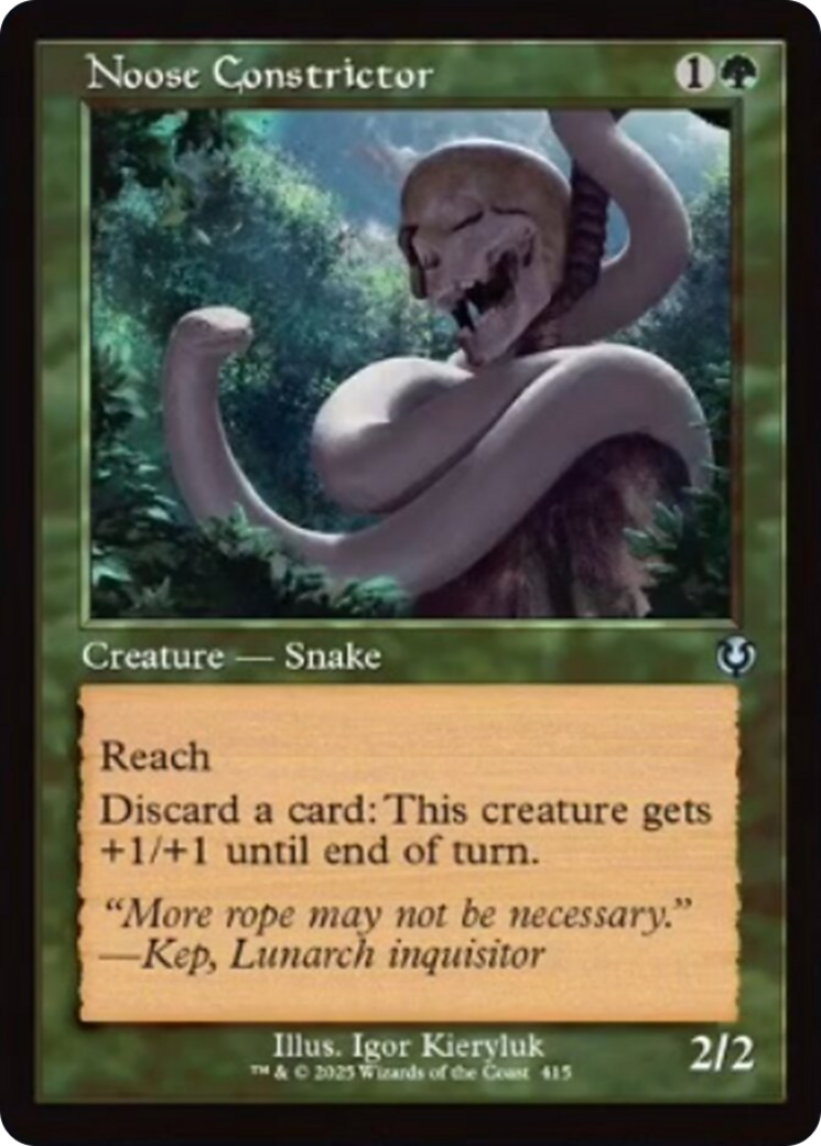 Noose Constrictor (Retro Frame) [Innistrad Remastered] | Empire Gaming NC