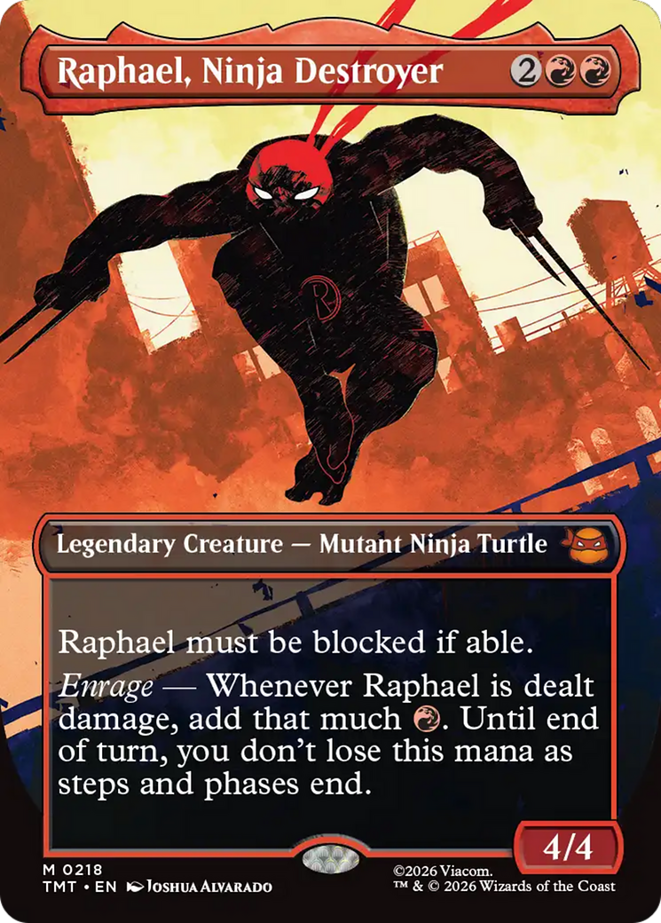 Raphael, Ninja Destroyer (Borderless) [Teenage Mutant Ninja Turtles] | Empire Gaming NC