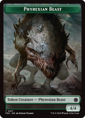 Thopter // Phyrexian Germ Double-Sided Token [Foundations Commander Tokens] | Empire Gaming NC