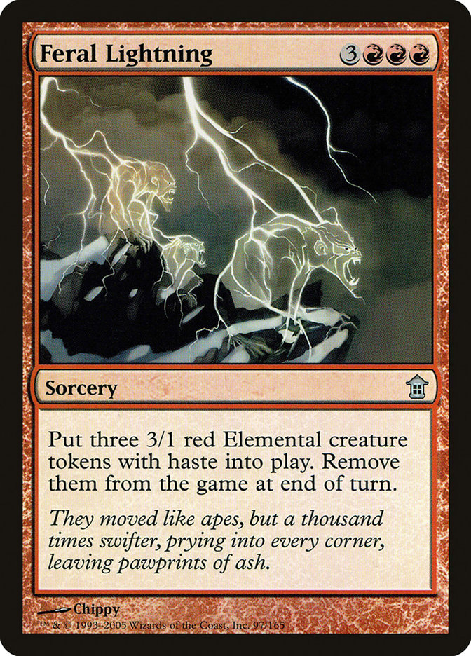 Feral Lightning [Saviors of Kamigawa] | Empire Gaming NC