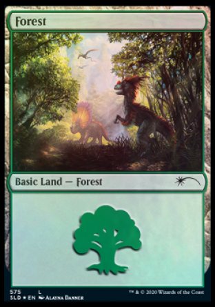 Forest (Dinosaurs) (575) [Secret Lair Drop Promos] | Empire Gaming NC