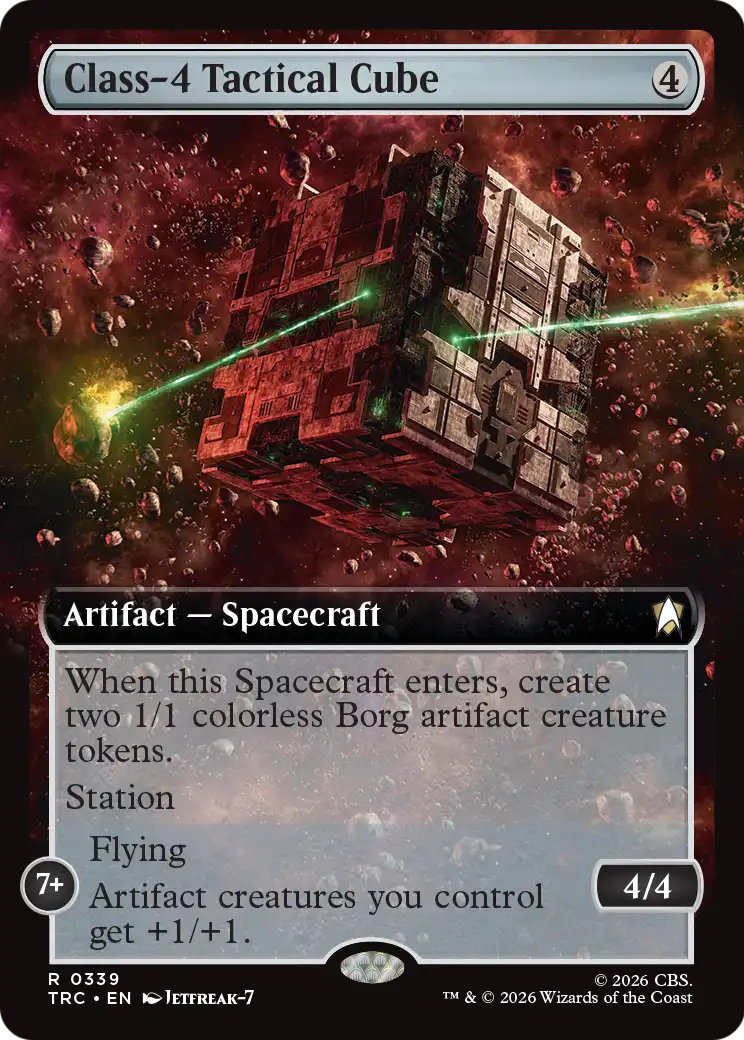 Class-4 Tactical Cube (Extended Art) [Star Trek Commander] | Empire Gaming NC