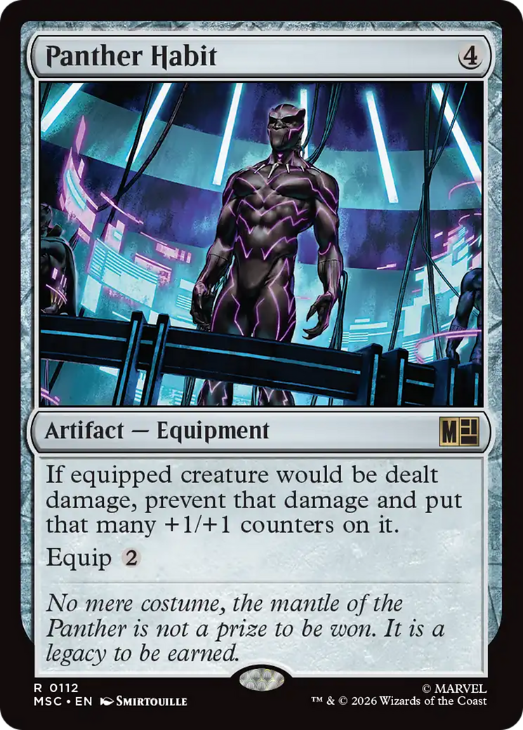 Panther Habit (Surge Foil) [Marvel Super Heroes Commander] | Empire Gaming NC