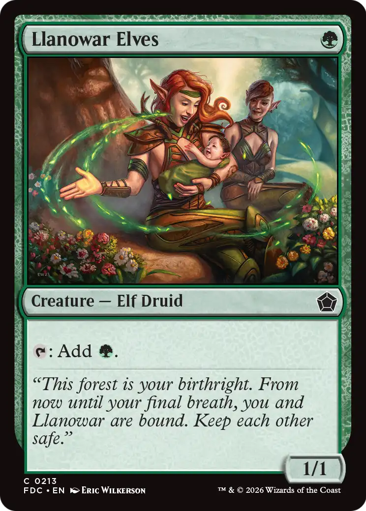 Llanowar Elves [Foundations Commander] | Empire Gaming NC