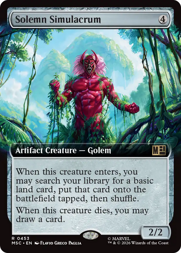 Solemn Simulacrum (Extended Art) [Marvel Super Heroes Commander] | Empire Gaming NC