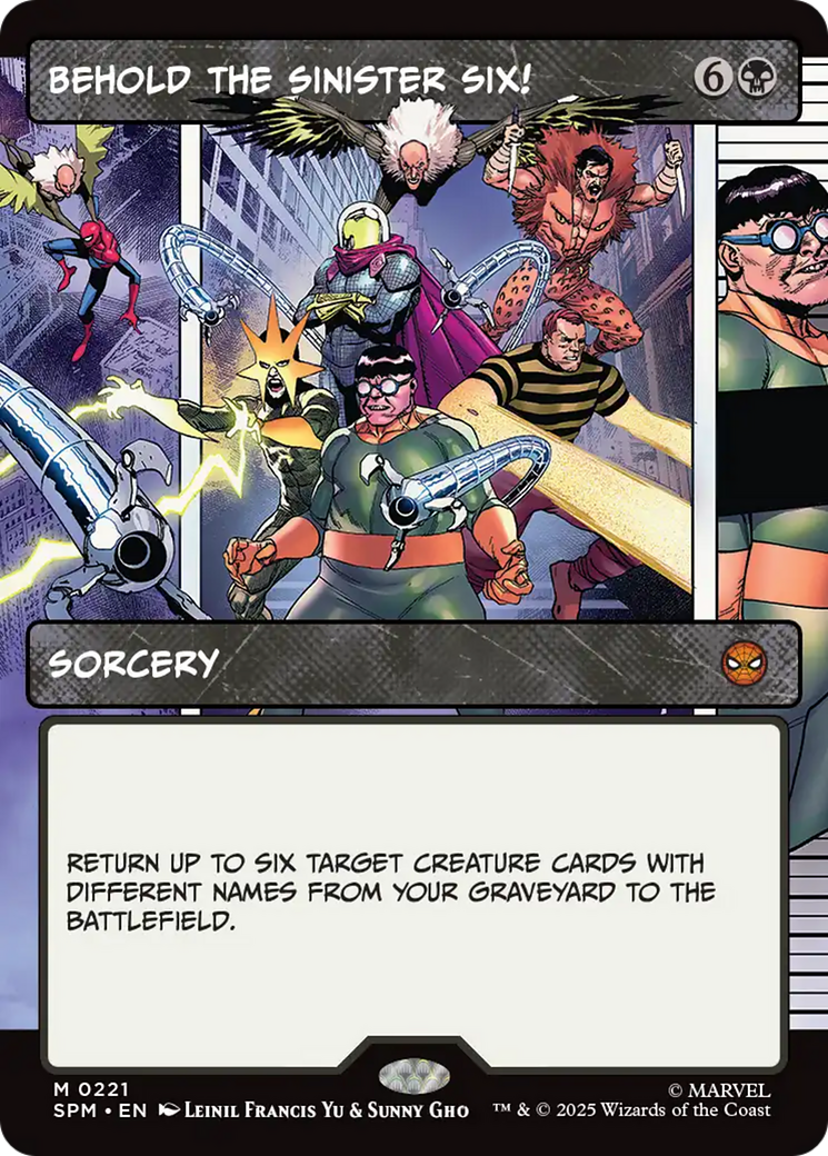 Behold the Sinister Six! (Borderless) [Marvel's Spider-Man] | Empire Gaming NC