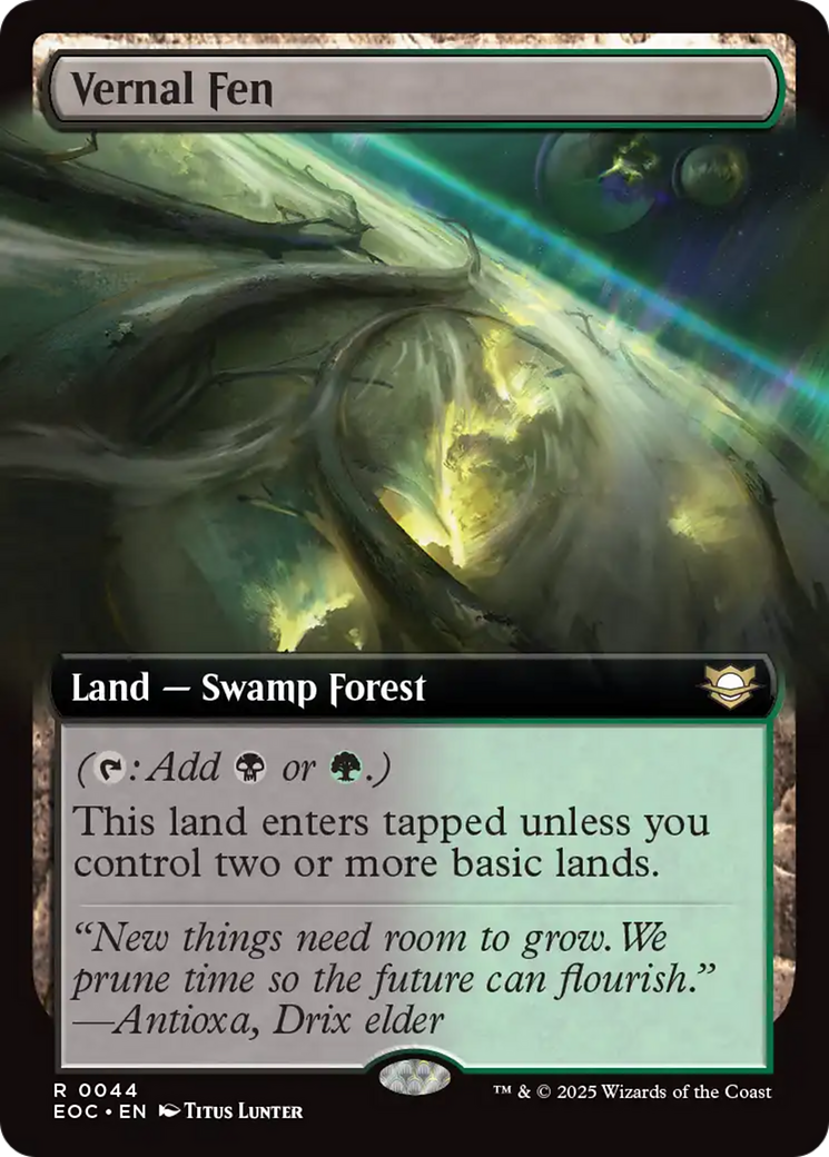 Vernal Fen (Extended Art) [Edge of Eternities Commander] | Empire Gaming NC