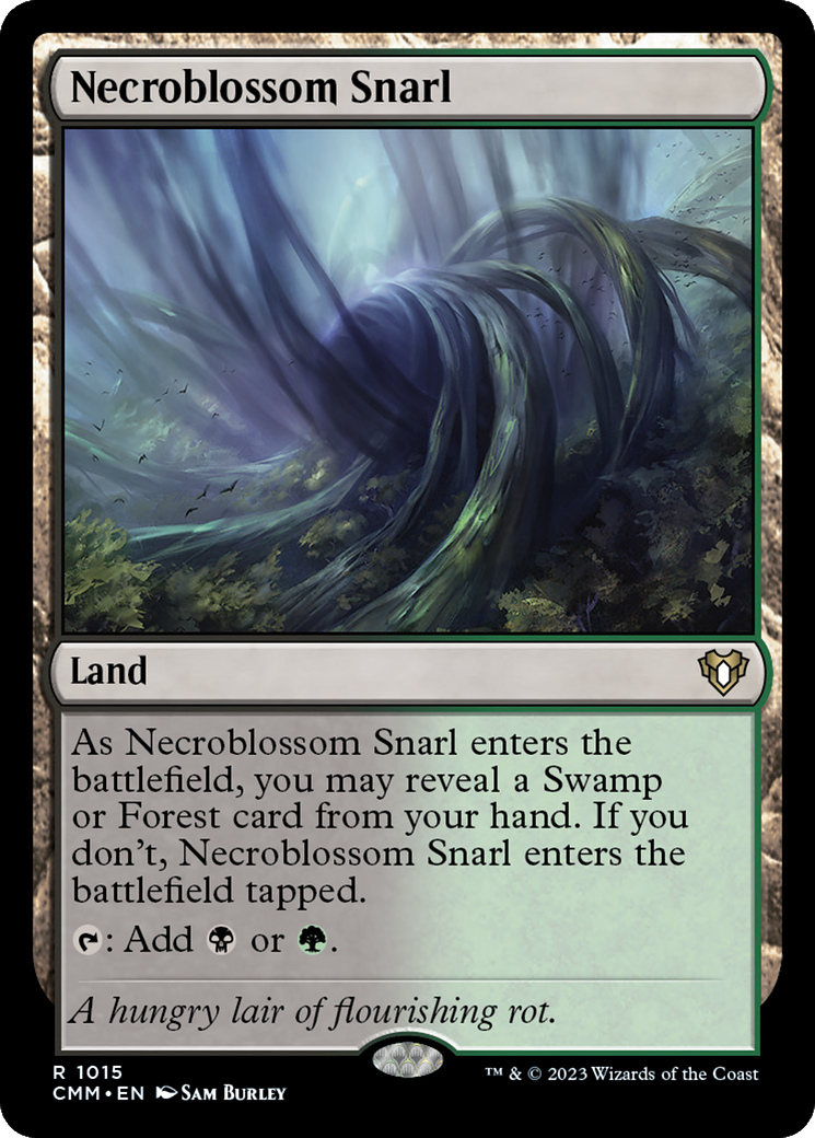 Necroblossom Snarl [Commander Masters] | Empire Gaming NC