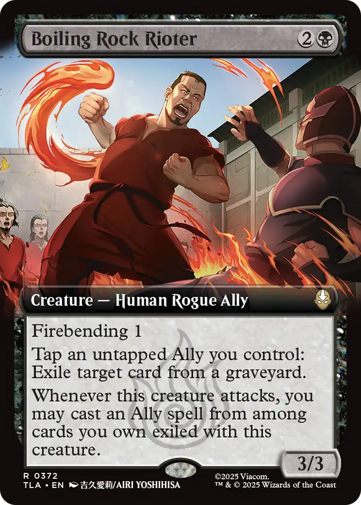 Boiling Rock Rioter (Extended Art) [Avatar: The Last Airbender] | Empire Gaming NC