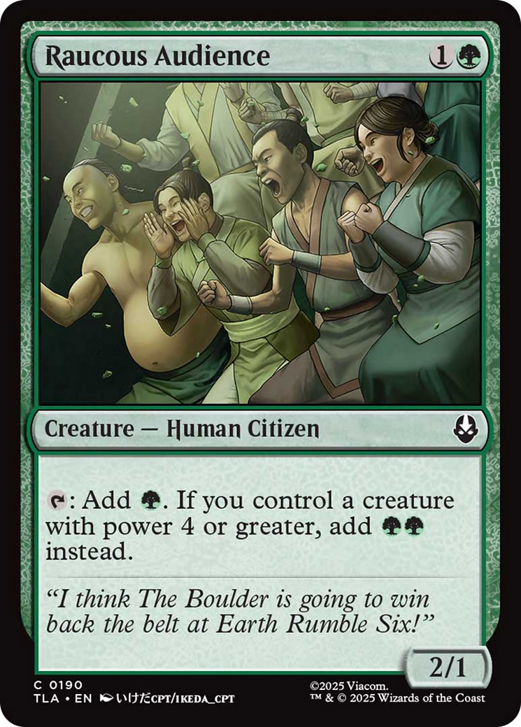 Raucous Audience [Avatar: The Last Airbender] | Empire Gaming NC