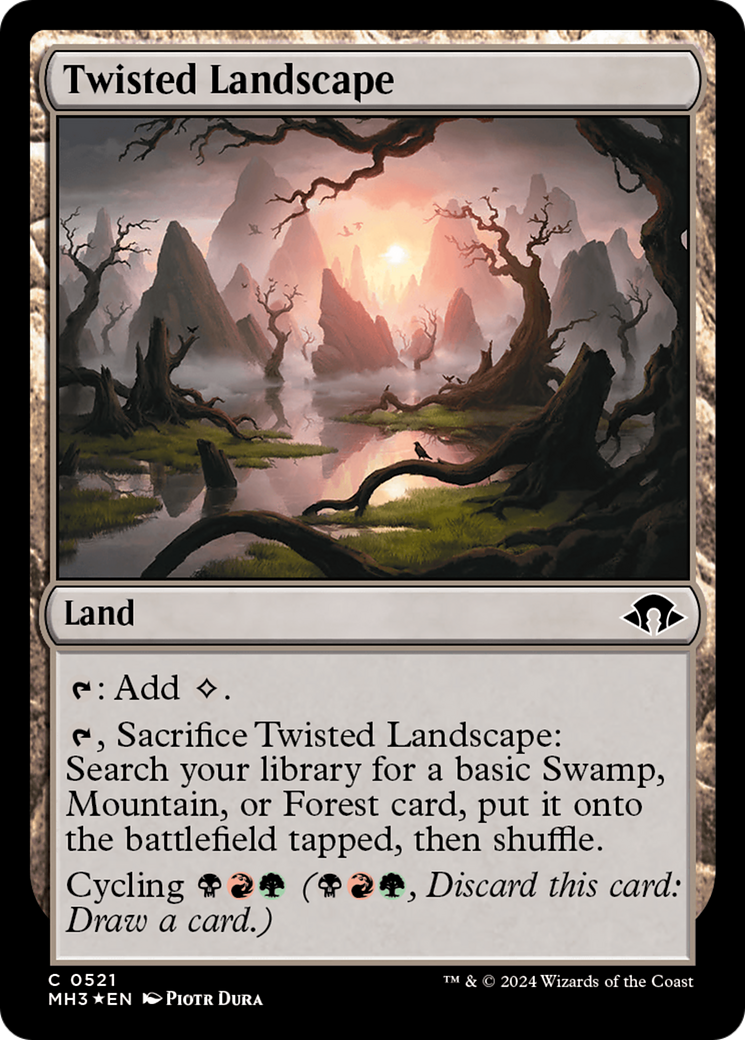 Twisted Landscape (Ripple Foil) [Modern Horizons 3] | Empire Gaming NC