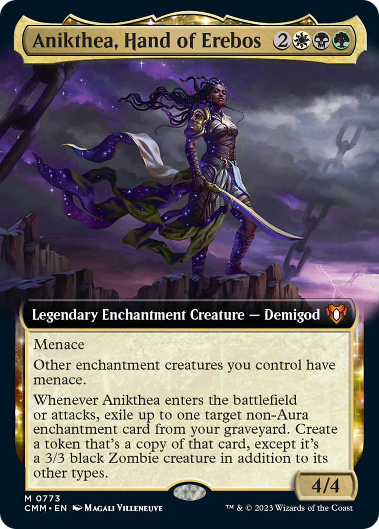 Anikthea, Hand of Erebos (Extended Art) [Commander Masters] | Empire Gaming NC