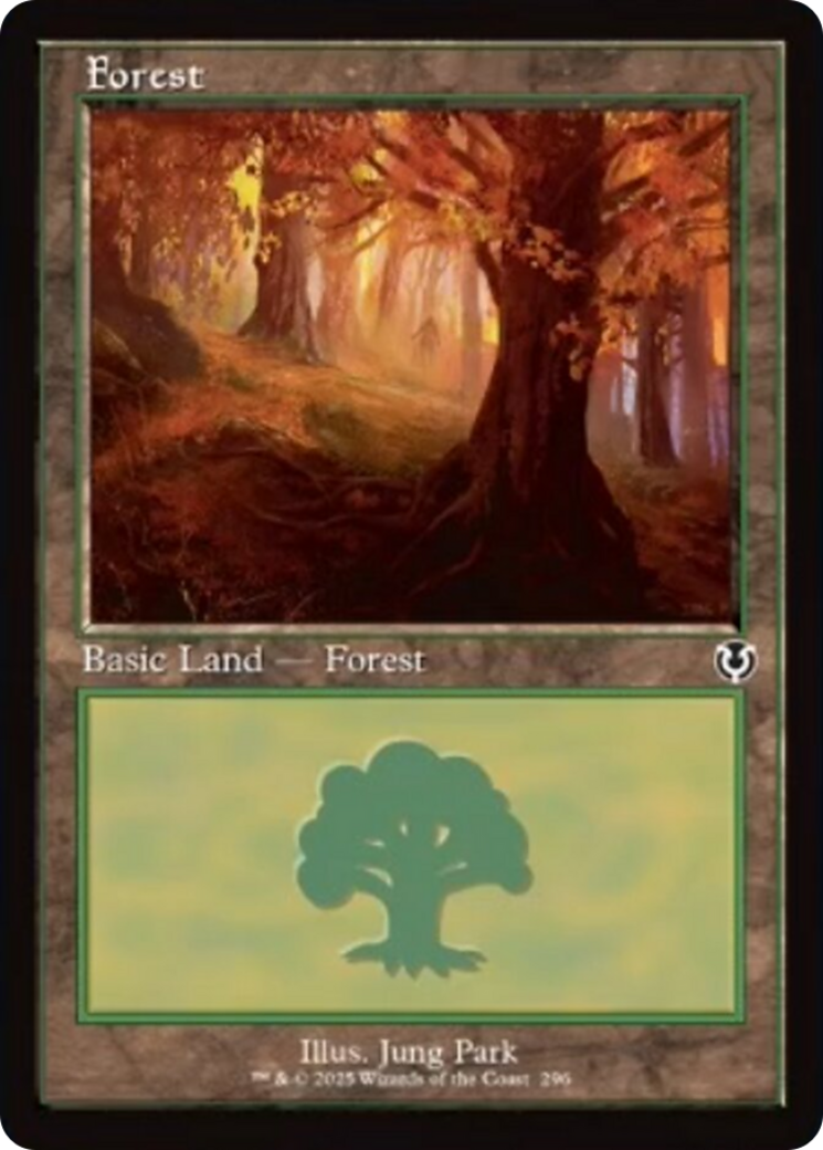 Forest (296) (Retro Frame) [Innistrad Remastered] | Empire Gaming NC