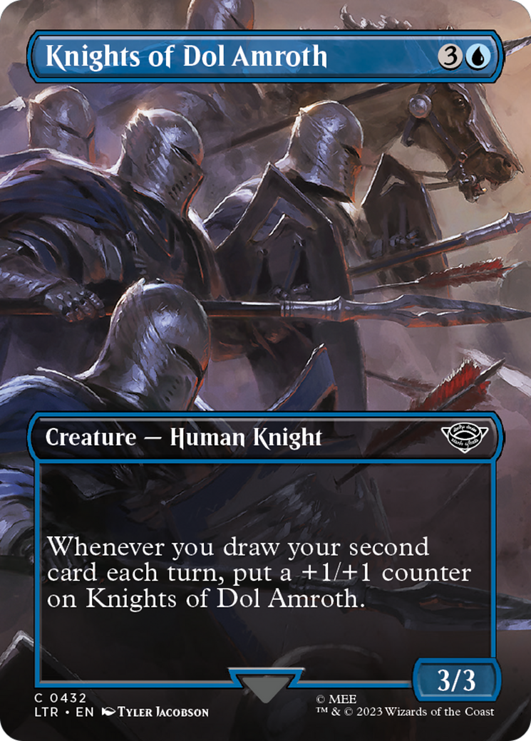 Knights of Dol Amroth (Borderless Alternate Art) [The Lord of the Rings: Tales of Middle-Earth] | Empire Gaming NC