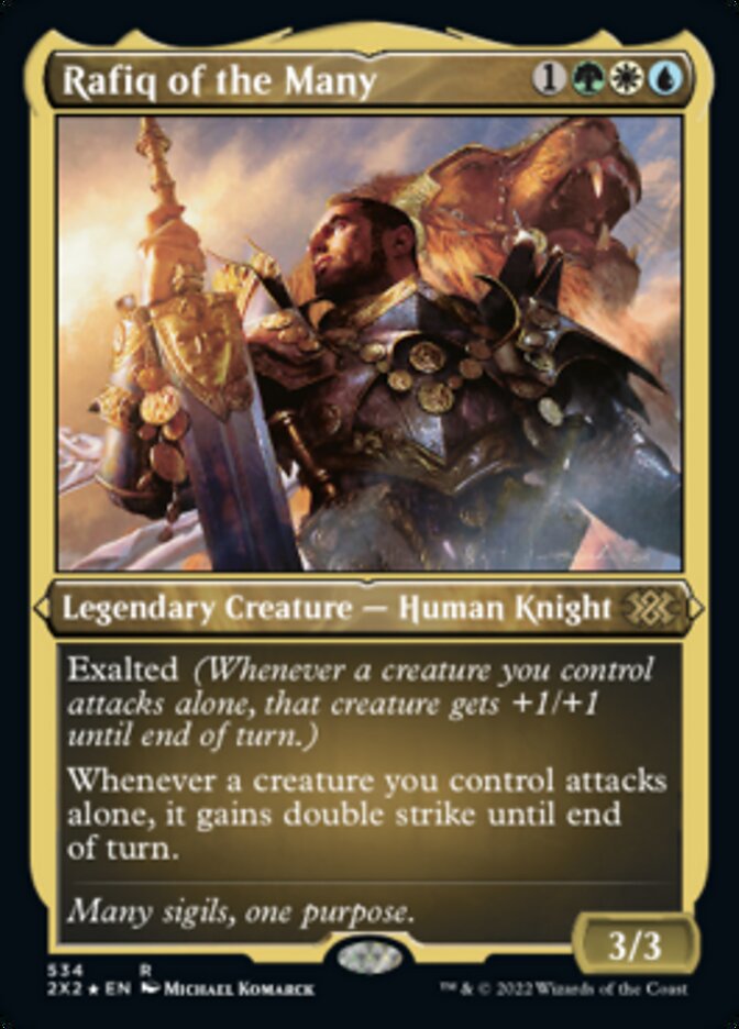 Rafiq of the Many (Foil Etched) [Double Masters 2022] | Empire Gaming NC