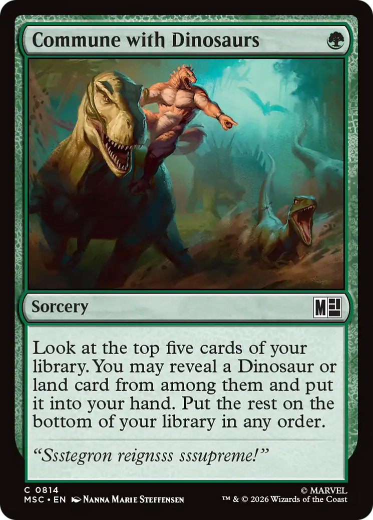 Commune with Dinosaurs [Marvel Super Heroes Commander] | Empire Gaming NC