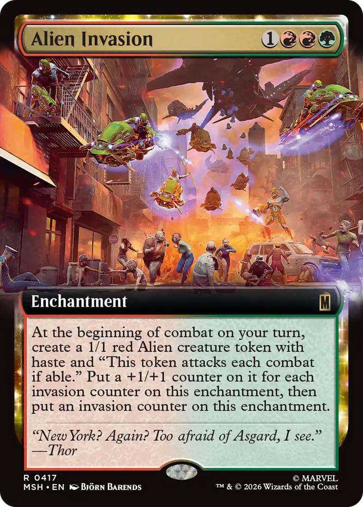 Alien Invasion (Extended Art) [Marvel Super Heroes] | Empire Gaming NC