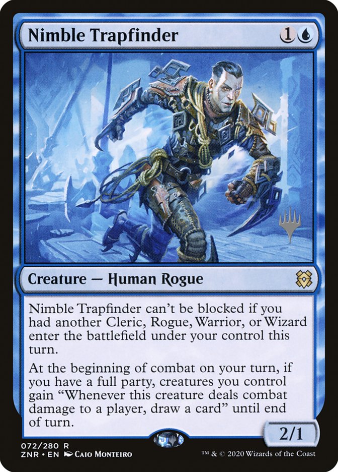 Nimble Trapfinder (Promo Pack) [Zendikar Rising Promos] | Empire Gaming NC