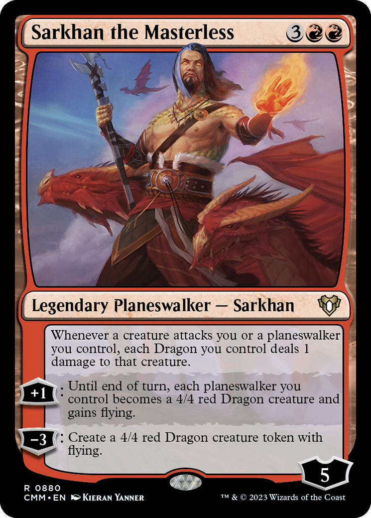 Sarkhan the Masterless [Commander Masters] | Empire Gaming NC