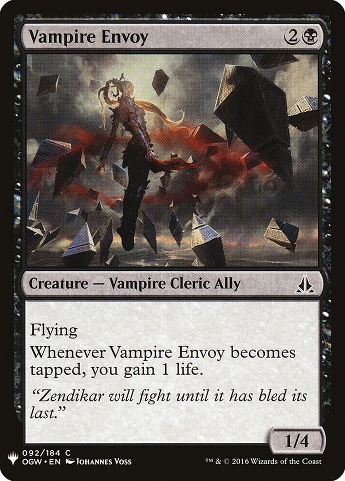 Vampire Envoy [Mystery Booster] | Empire Gaming NC