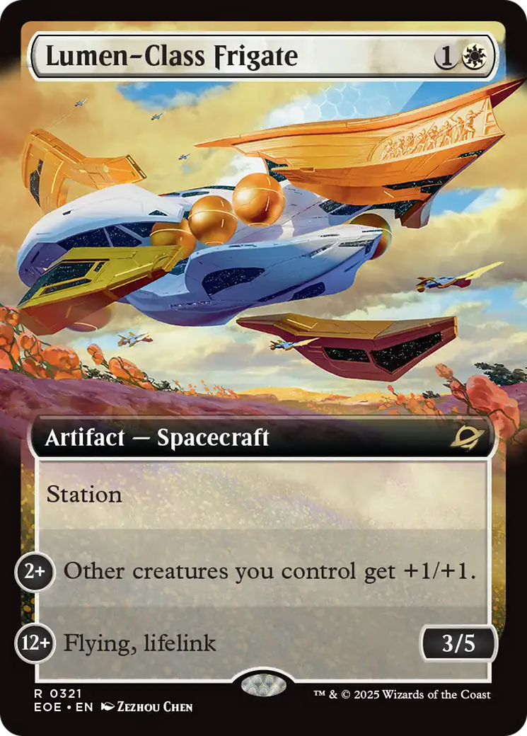 Lumen-Class Frigate (Extended Art) [Edge of Eternities] | Empire Gaming NC
