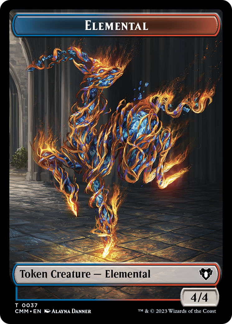 Elemental Token (37) [Commander Masters Tokens] | Empire Gaming NC