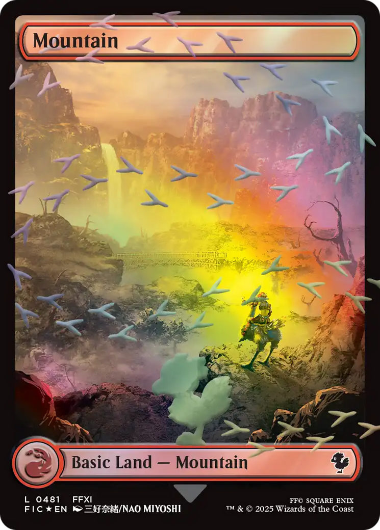 Mountain (Chocobo Track Foil) [FINAL FANTASY Commander] | Empire Gaming NC