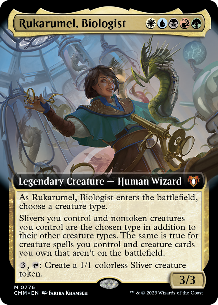 Rukarumel, Biologist (Extended Art) [Commander Masters] | Empire Gaming NC
