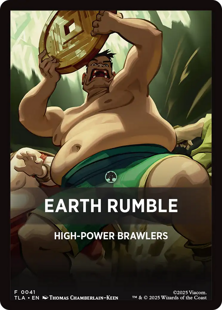 Earth Rumble Theme Card [Avatar: The Last Airbender Tokens] | Empire Gaming NC