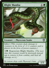 Blight Mamba [Phyrexia: All Will Be One Commander] | Empire Gaming NC