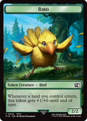 Bird (0016) // Wizard (0014) Double-Sided Token [FINAL FANTASY Tokens] | Empire Gaming NC