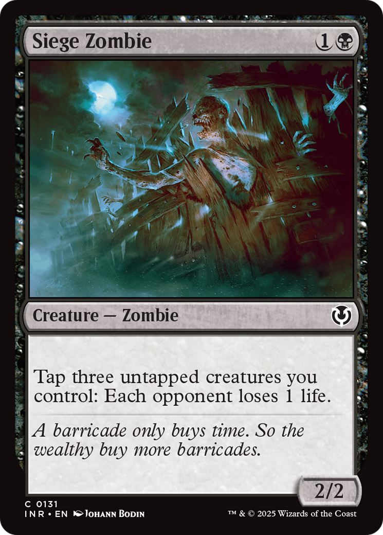 Siege Zombie [Innistrad Remastered] | Empire Gaming NC