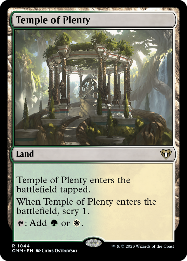 Temple of Plenty [Commander Masters] | Empire Gaming NC
